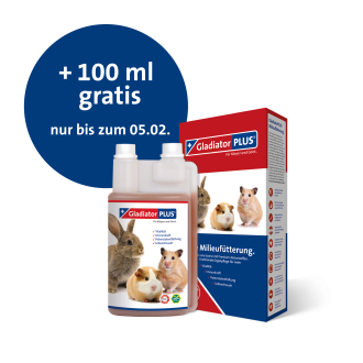 GladiatorPLUS Heimtier -​ Die Milieufütterung. 1000 ml