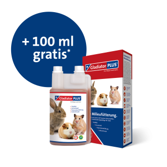 GladiatorPLUS Heimtier -​ Die Milieufütterung. 1000 ml