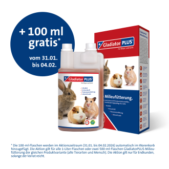 GladiatorPLUS Heimtier -​ Die Milieufütterung. 1000 ml