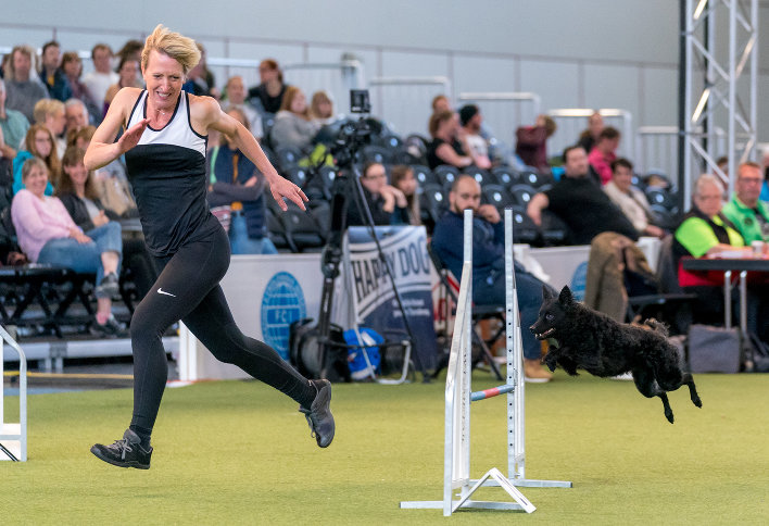 Karin Hellriegel, Team-Agility-Weltmeister (medium), mehrfache European Open/WM Teilnahme